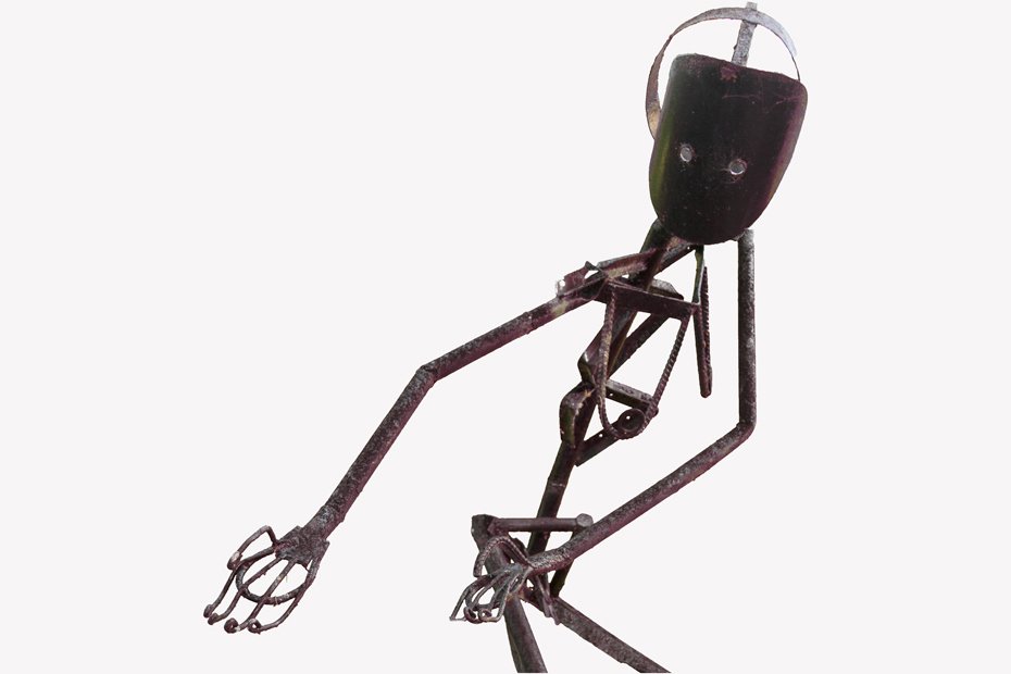 unusual metal sculpture